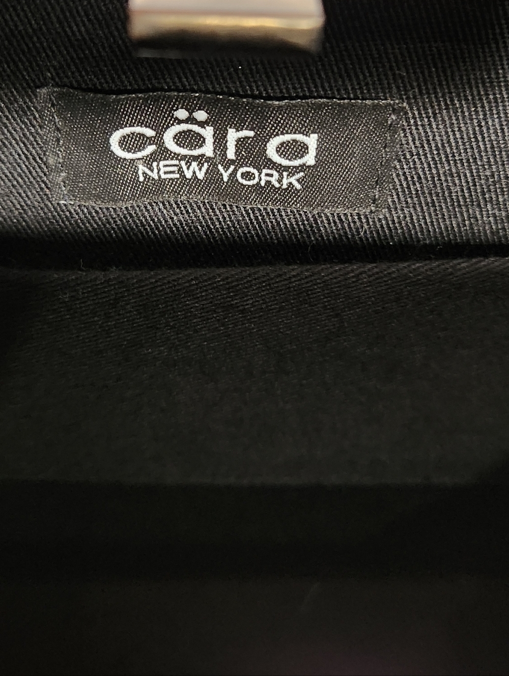 Cara New York Black Geometric Textured Clutch Crossbody - Picture 12 of 14